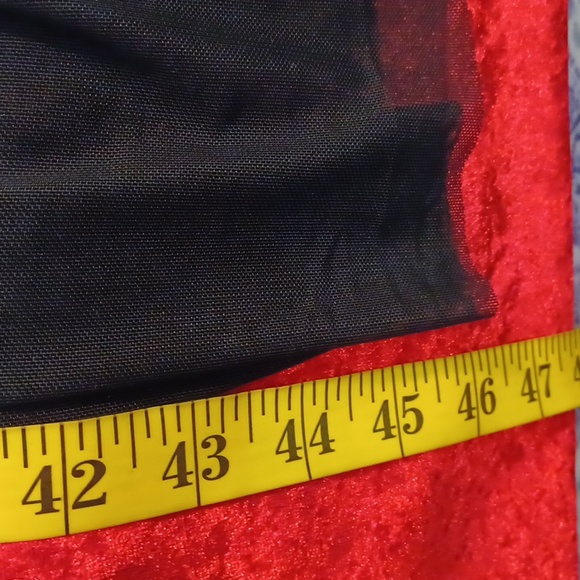 KILLSTAR WIDOWS TEARS ROBE XXL SHEER MESH DRAWSTRING WAIST SACRED HEART ON CHEST - Picture 16 of 17